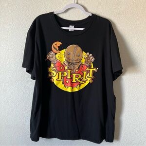 Spirit Black Graphic Tee - Short Sleeve